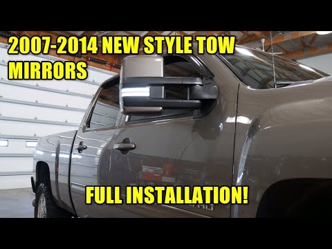 Full Tow Mirror Install: (2007-2014) Silverado & Sierra Trucks (LTZ, SLT, Denali) - Boost Auto Parts