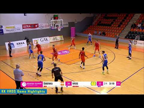 20. kolo HTPL - GKK Šibenka vs. KK Vrijednosnice Osijek - VROS Game Highlights