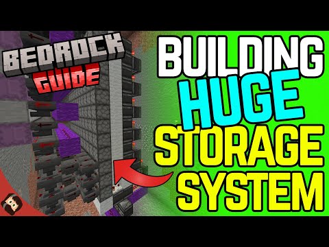 Unbelievable Redstone Storage Build?! | Minecraft Bedrock Guide