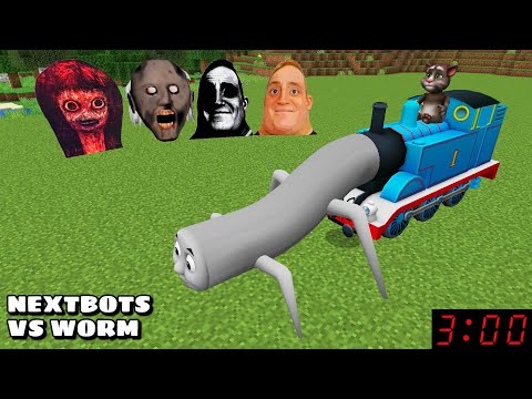 WORM THOMAS FIGHTS GRANNY NEXTBOT AND FRIENDS in Minecraft - Gameplay - Coffin Meme