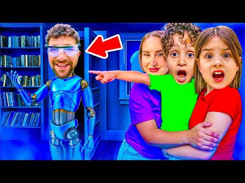 MY FATHER'S TWIN ROBOT CAME HOME!! KUZEY ELİF THIS ROBOT TOOK OVER OUR HOUSE!!