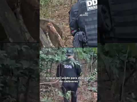 'Poço da morte': polícia e bombeiros resgatam 8 corpos em cemitério clandestino após tiroteio