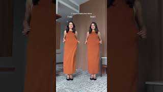 2 DRESS HACKS 🤍 THIS or THAT? Subscribe for daily #fashionhacks &amp; #fashion