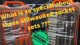 3/8 Drive Metric & SAE Milwaukee Pack-out Socket Sets!!