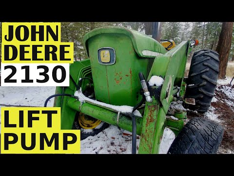 JOHN DEERE 2130 FUEL LIFT PUMP REPLACEMENT