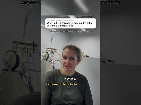 Amber-Lee, registered dental hygienist, explains the difference between a dentist's office and a dental clinic in Riverview NB at Bright White Dental Hygiene Clinic