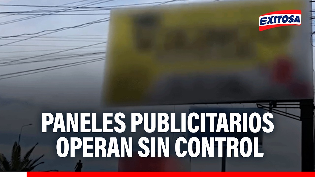 🔴🔵 Paneles publicitarios operan sin permisos vigentes