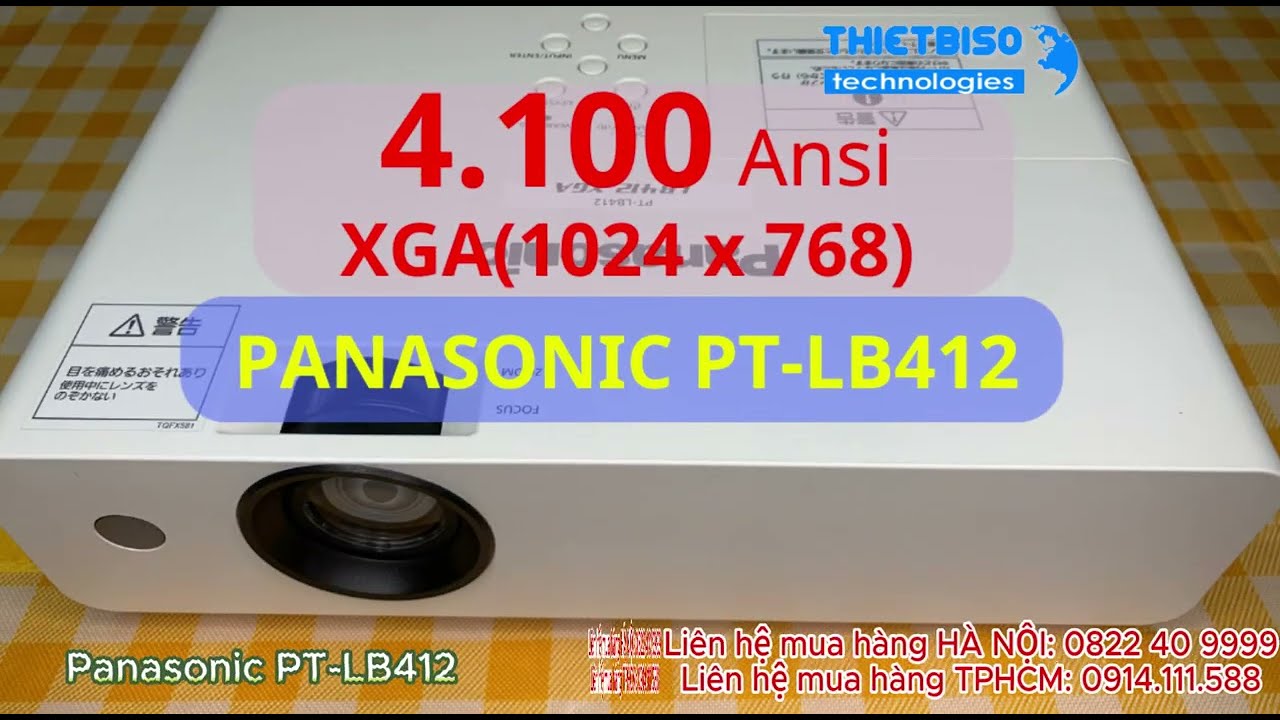 Máy chiếu cũ PANASONIC PT LB-412 giá rẻ (DH6120089)