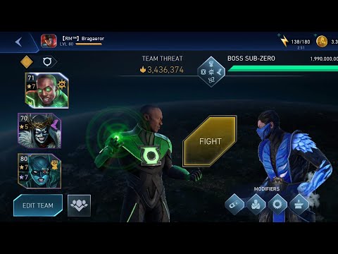 INJ2M - "H7" Realm Klash  "RK" - Boss Sub-Zero 1shot. ( Alternative pip )