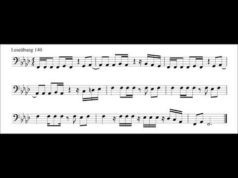 sight reading bass leseübung 140