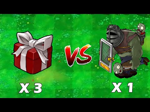 Plants vs Zombies Hybrid Challenge | 3 Random Box VS 1 Ultra Giga Gargantuar, Who Will Win?