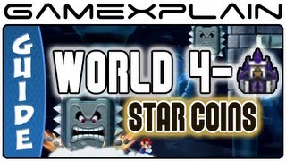 New Super Mario Bros. U - Frosted Glacier-Wendy's Shifting Castle Star Coins Guide
