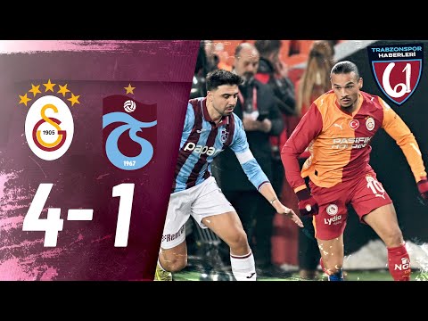 SK Galatasaray Istanbul 4-1 Trabzonspor Kulübü T...