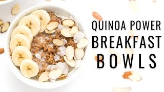 QUINOA POWER BREAKFAST BOWLS & an almond orchard tour
