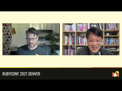 RubyConf 2021 - Q&A with Matz by Evan Phoenix & Yukihiro Matsumoto (Matz)
