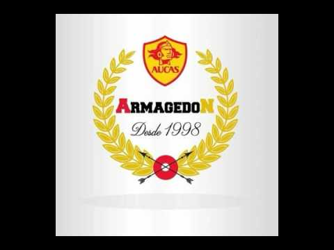 "Se viene la barra Del Aucas  #ARMAGEDON" Barra: Armagedón • Club: Aucas