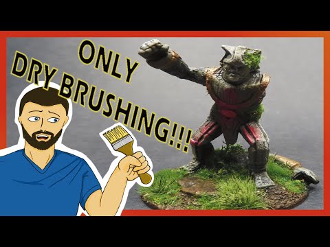 Painting Challenge:Dry Brushing Only!!!