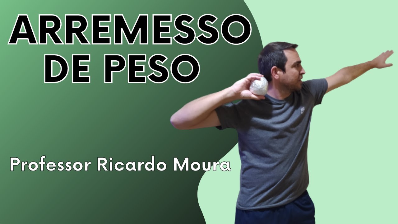 ARREMESSO DE PESO - Preparando o Peso e Treinando o Arremesso; Atletismo na Escola