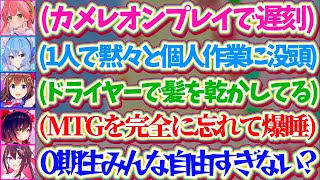 【0期生MTG】先日裏で行われた『0期生MTG』で、各々が自由奔放に好き放題する0期生達にツッコミが止まらないあずきち【ホロライブ切り抜き/ときのそら/さくらみこ/星街すいせい/AZKi/ロボ子さん】