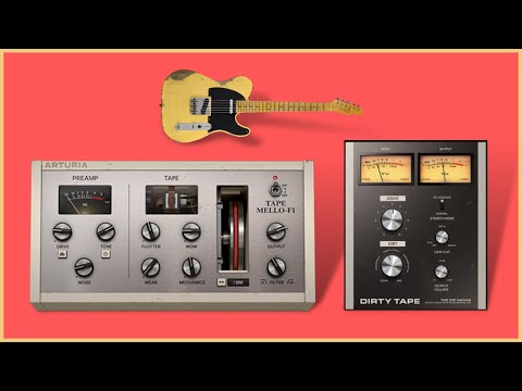 Arturia Tape Mello-Fi Vs Softube Dirty Tape Plugin | Demo/Test 🎸
