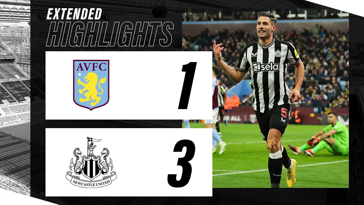 Aston Villa vs Newcastle United highlights