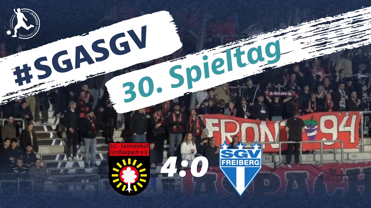 SG Sonnenhof Großaspach vs SGV Freiberg Highlights