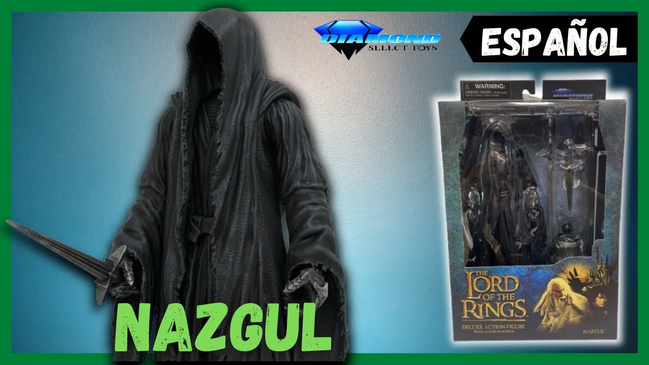 🟢Nazgul Diamond Select Toys Unboxing español BAF Sauron //Figura Nazgul Lord of the rings