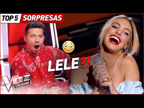 FAMOSOS que AUDICIONARON por SORPRESA en La Voz