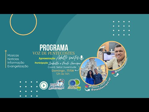 VOZ DE PENTECOSTES - PART. ISABELA E PAULO HENRIQUE