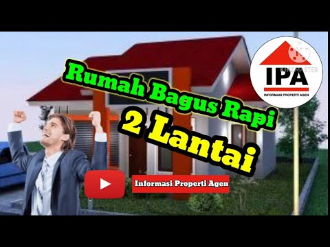 Rumah bagus rapi 2lantai 4kt