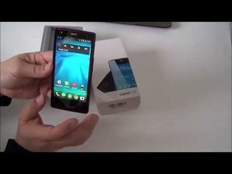 Acer Liquid E3 Plus Dual SIM Smartphone Android 4.4.2 Update Test Review 4.7 Zoll Gaming Unboxing