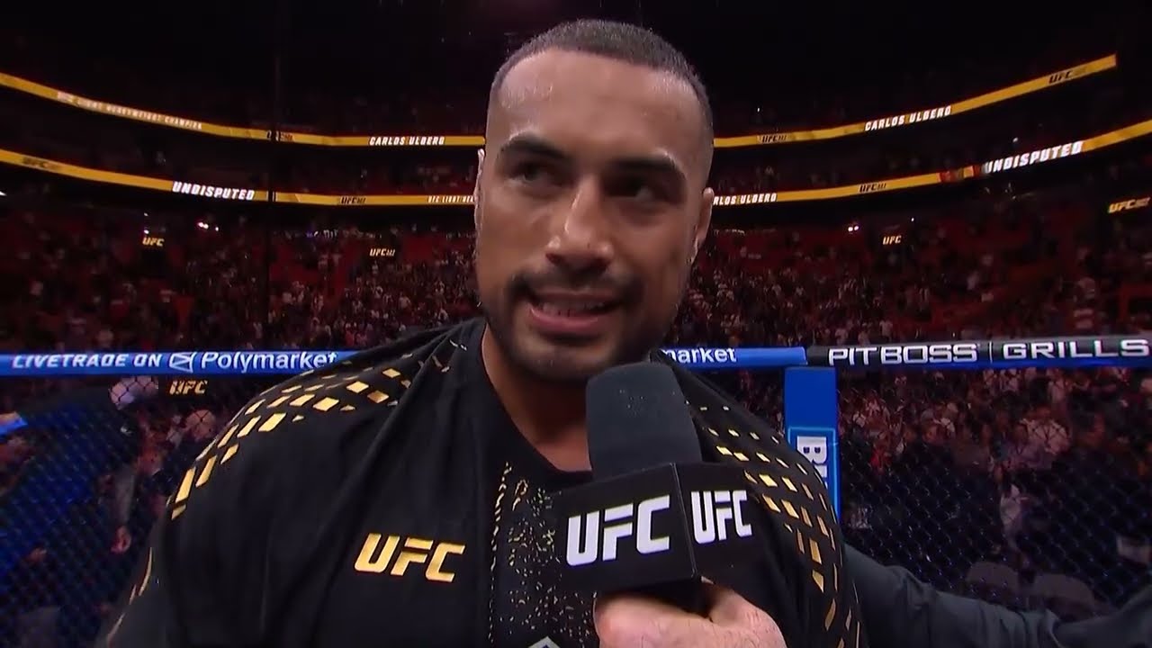 UFC 327: Карлос Олберг - Слова после боя