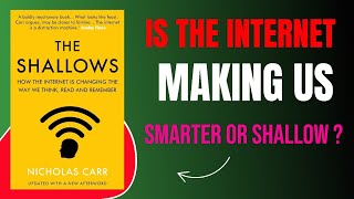 The Shallows book  | How the Internet Shapes Our Brain, Focus, and Deep Thinking – Nicholas Carr