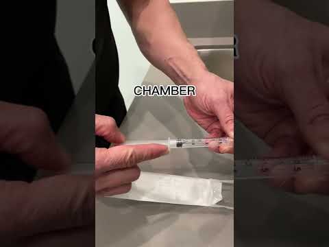 What is inside of a syringe?