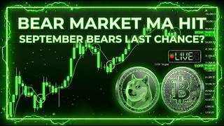 Final Bear Market Line Hit: 4 Year Cycle Vs Bull Super Cycle! Bitcoin, Dogecoin and Crypto LIVE