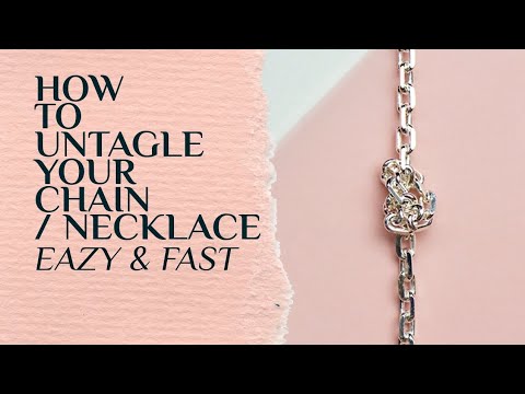 How to untagle your chain / necklace eazy & fast #fyp #chain #ohrid #macedonia #balkan #viral