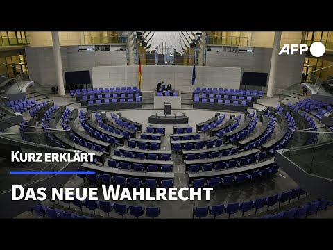 Kurz erklärt: Das neue Wahlrecht | AFP
