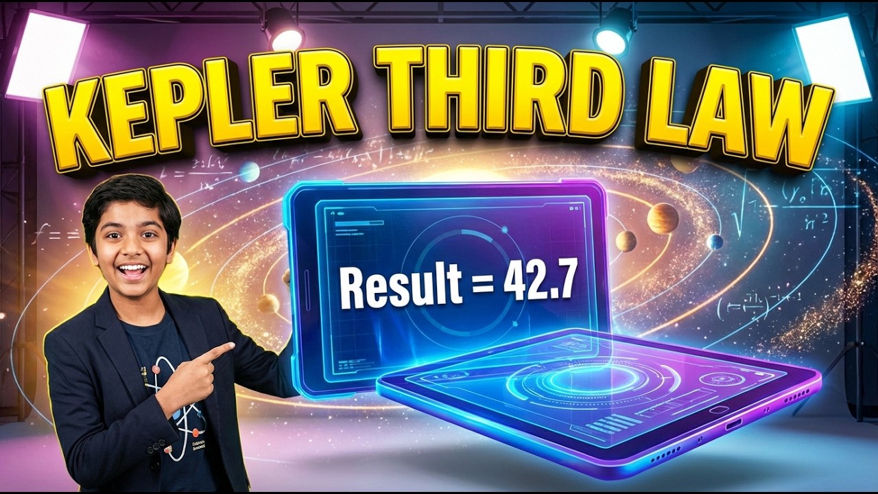 Kepler Third Law Interactive Calculator