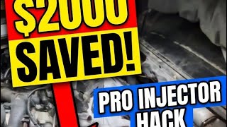 JAGUAR / RANGE ROVER 3.0 / 5.0 $2000 SAVED! (Pro Injector Hack - No Special Tools)