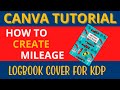 How To Create Mileage Log Book Cover For KDP In Canva