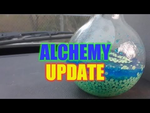 Alchemy Update Crystallization of Salts liquid metal crystals