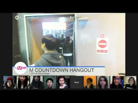 M COUNTDOWN BACKSTAGE HANGOUT CAM