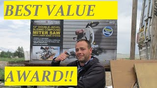 Unboxing of the Chicago Electric miter saw