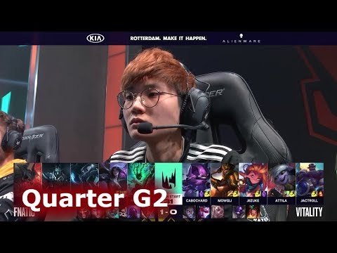 Fnatic vs Vitality - Game 2 | Quarter Finals S9 LEC Spring 2019 | FNC vs VIT G2