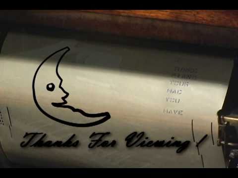 Atlas Player Piano Roll - Me And The Man In The Moon