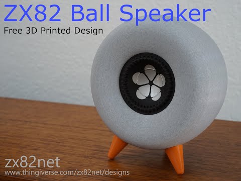 Shortest speaker build ever? Zx82 Ball Speaker