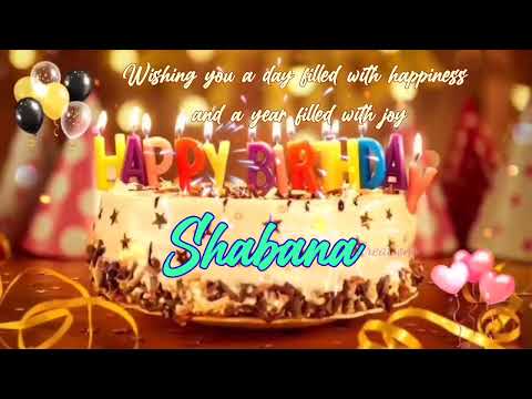 Happy Birthday Shabana 🎉🎂