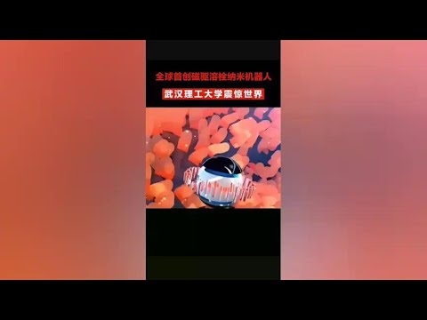 全球首创！武汉理工大学团队，成功研发出可注射溶栓纳米机器人