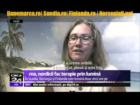 Iarna, nordicii fac terapie cu lumină