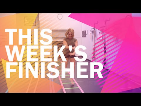 This Week's Finisher Featuring Agility Ladder Drills